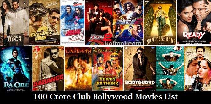 100 Crore Club Bollywood Movies List
