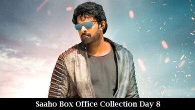 Saaho Box Office Collection Day 8